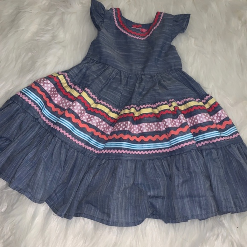 Isaac Mizrahi dress with ricrac